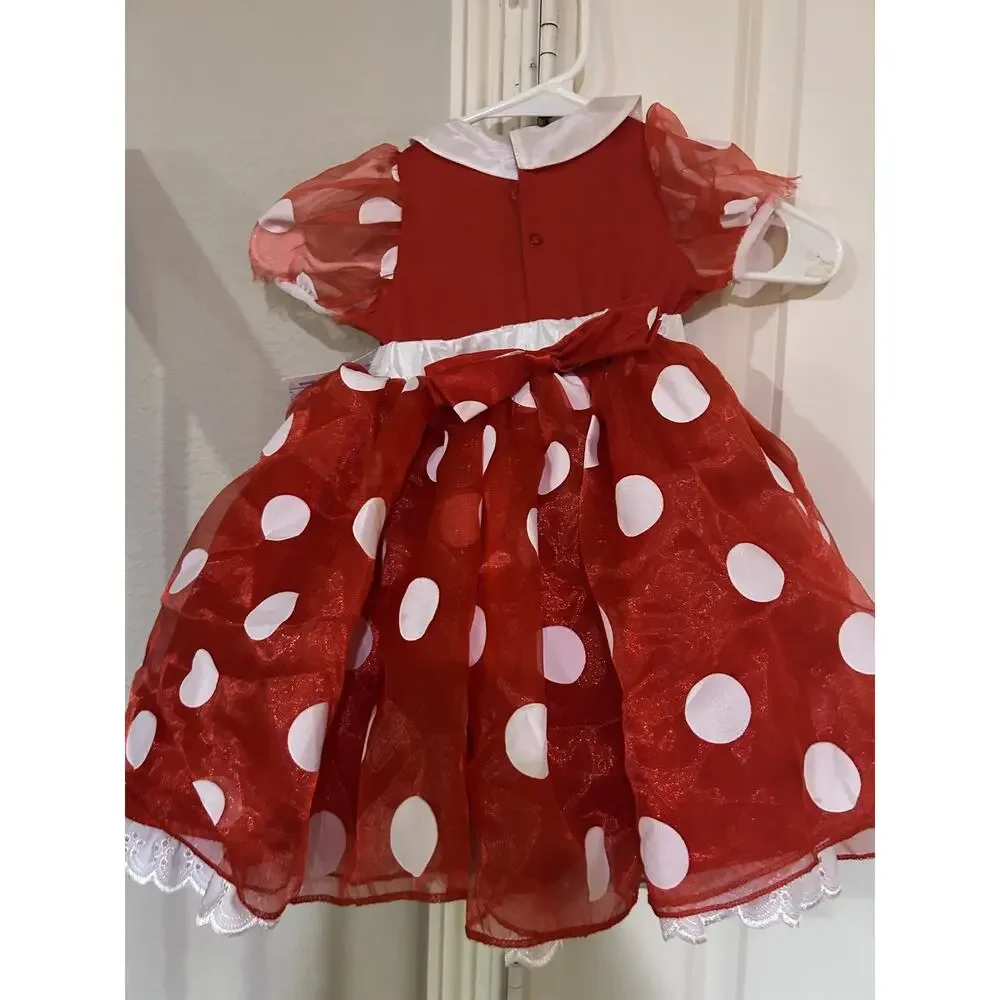 Pottery Barn Kids Baby Disney Minnie Mouse Costume Dress only 12 -24 months